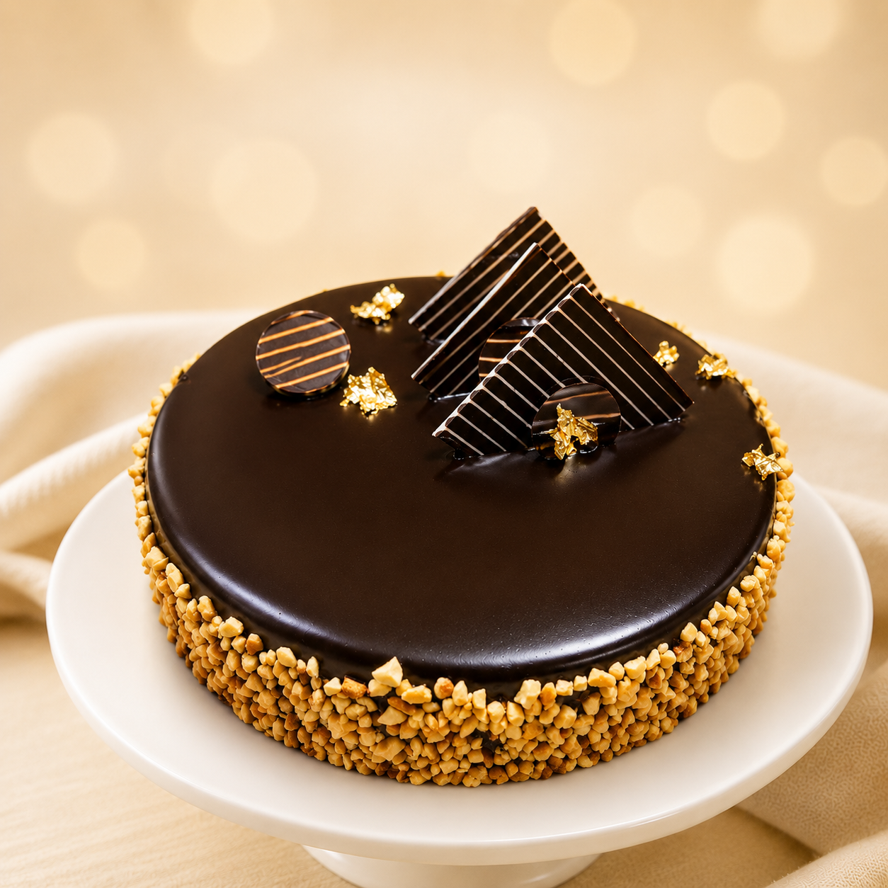 Chocolate Praline Cake Medium 500gm